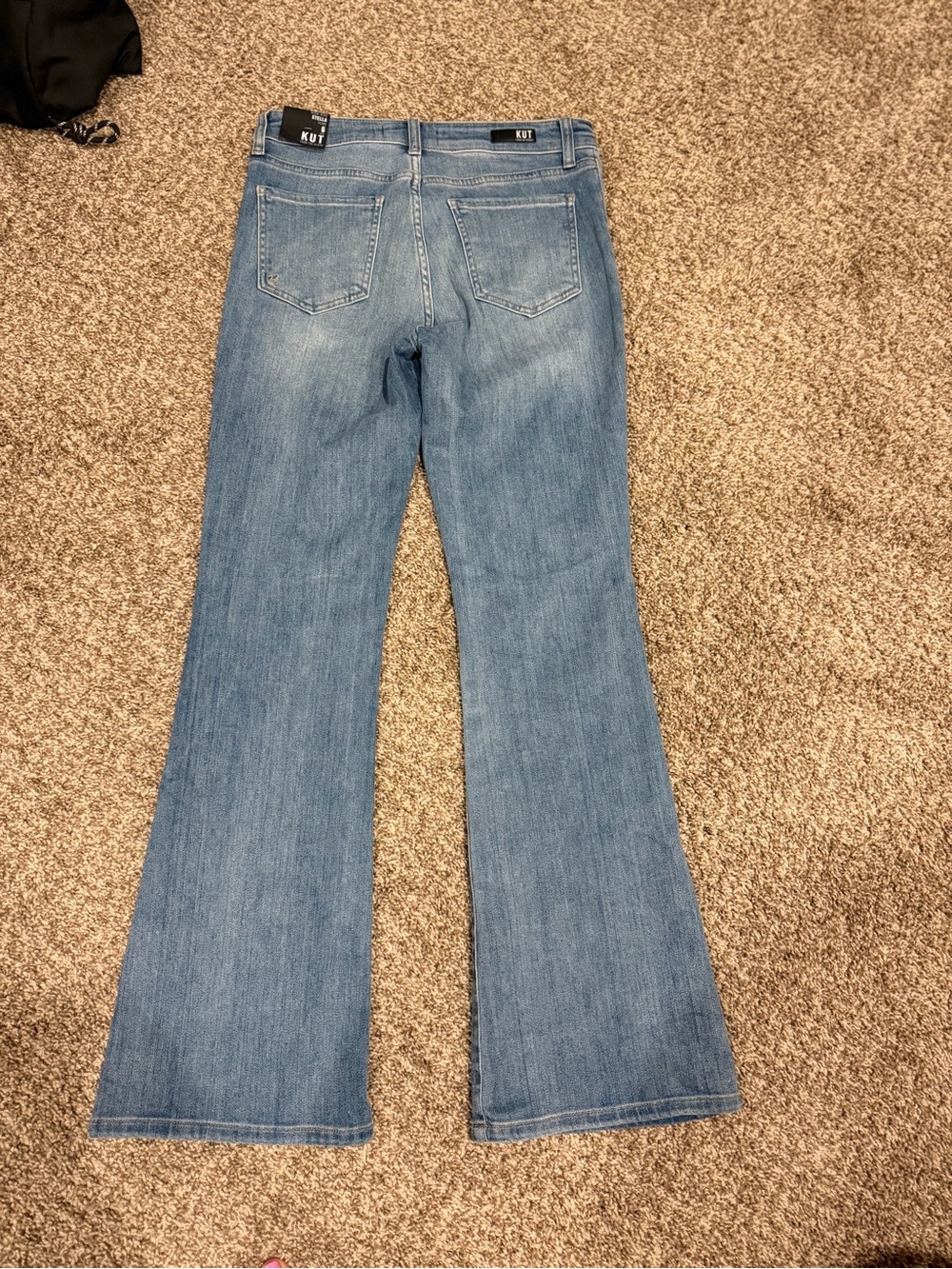 Kut from the Kloth Medium Wash Blue Flare Jeans - Picture 2 of 6